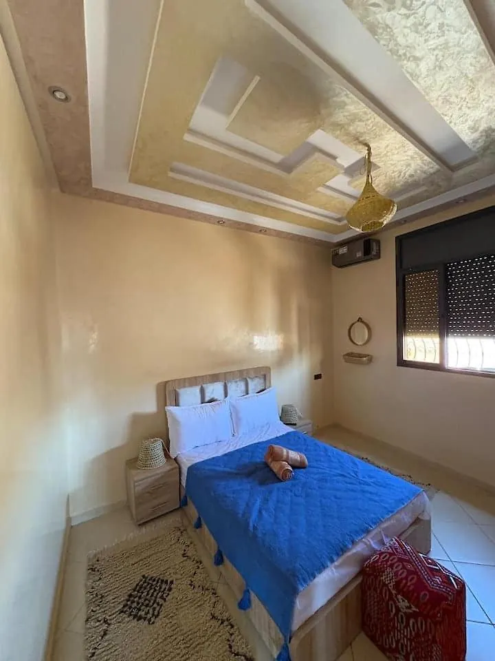 Room Blue In Marrakesh, 2 Min Airport Maroko